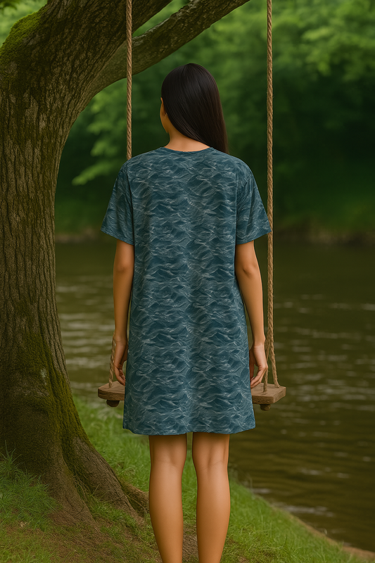 Sacred Water T-shirt dress