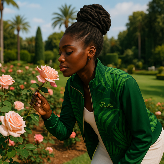 Emerald Palms - Unisex Lounge Jacket