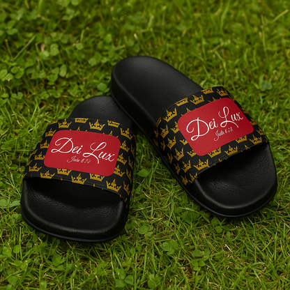 Red on Crown -  Men’s slides