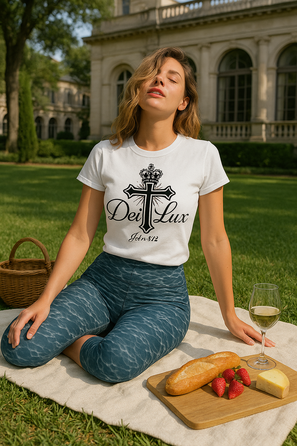 Sacred Water Capri Leggings