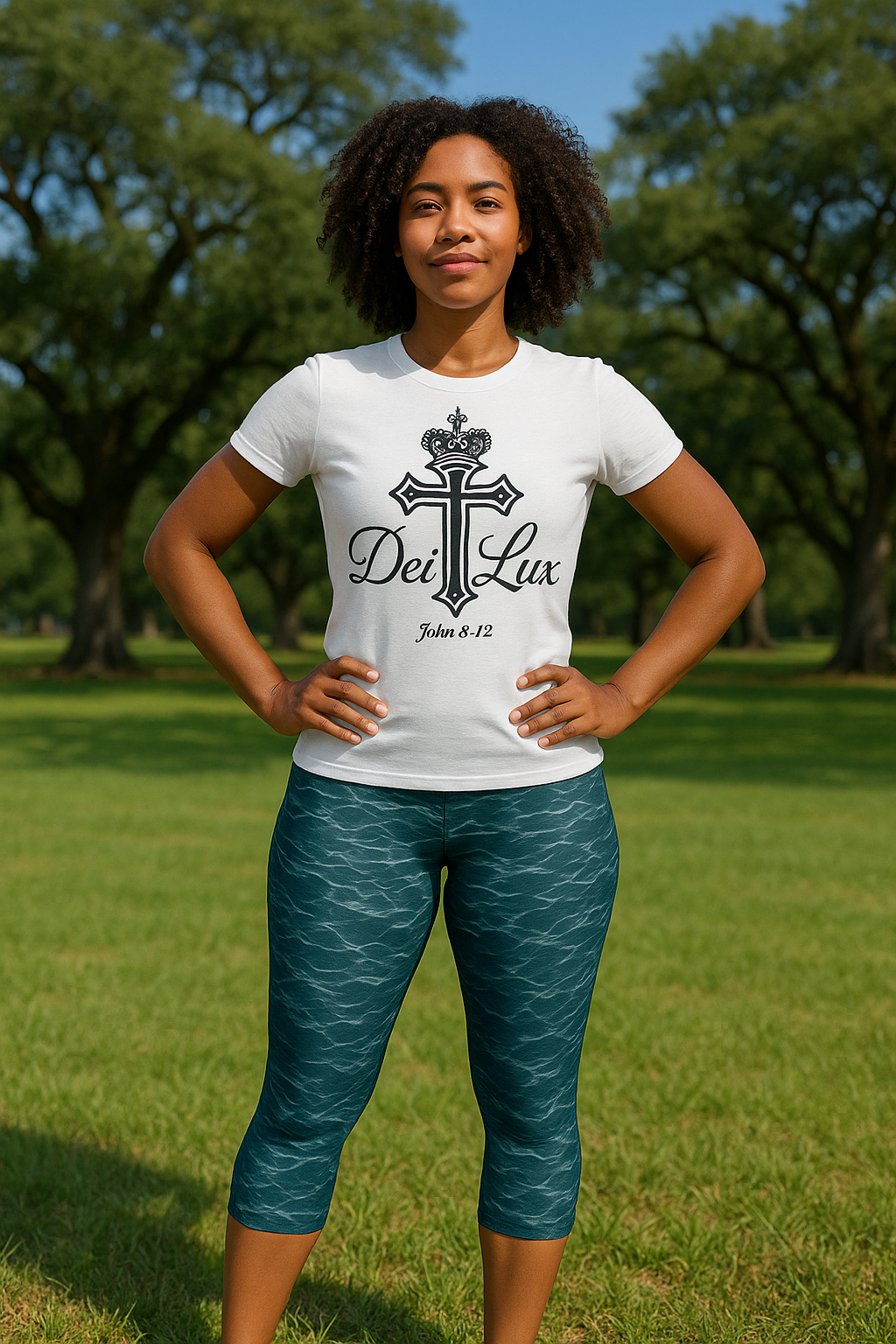 Sacred Water Capri Leggings