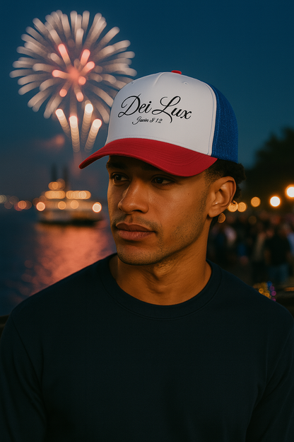 Dei Lux, John 8:12 - Trucker Hat