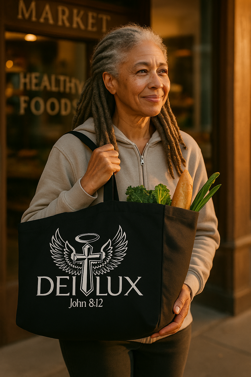 Wings & Halo - Large Organic Tote