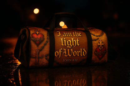 John 8:12 - Duffle Bag