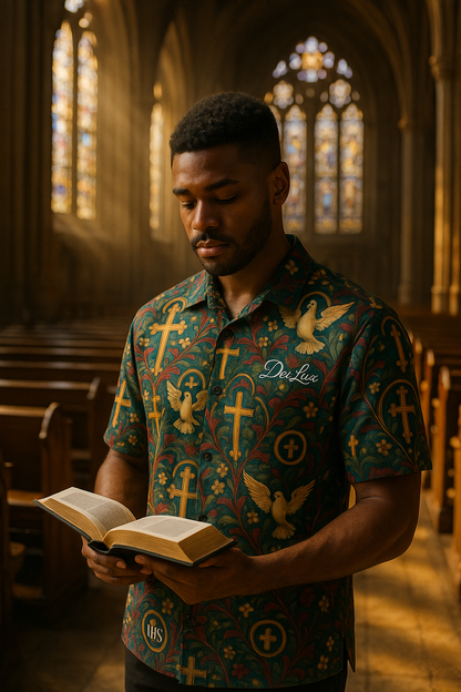 Crown & Cross - Unisex Button Shirt