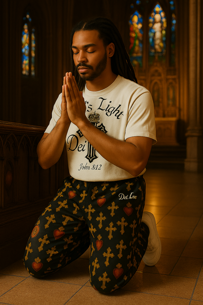Cross & Heart - Unisex Track Pants