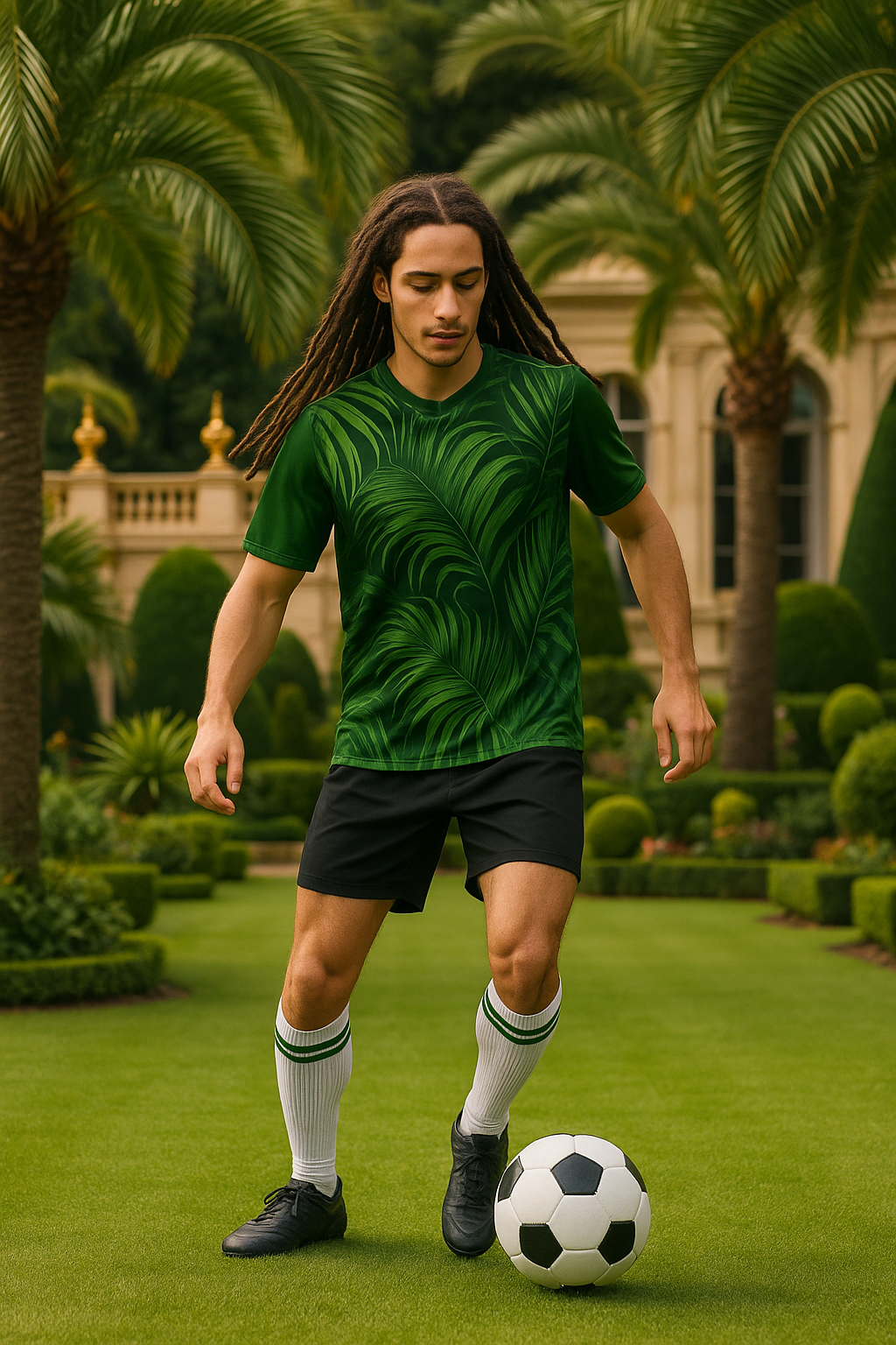Emerald Palms - Recycled Unisex Sports Jersey