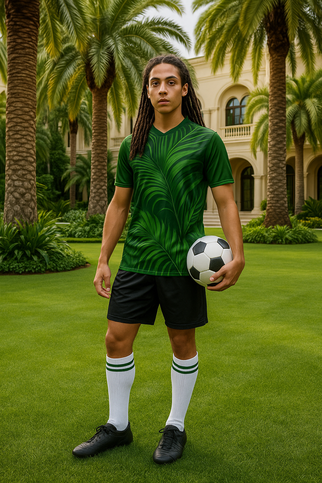 Emerald Palms - Recycled Unisex Sports Jersey