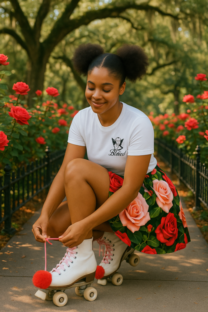 Rose Bouquet - Garden Skater Skirt