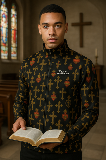 Cross & Heart - Unisex Track Jacket