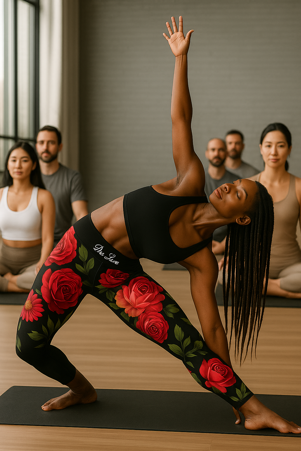 Rose Bouquet - Studio Leggings