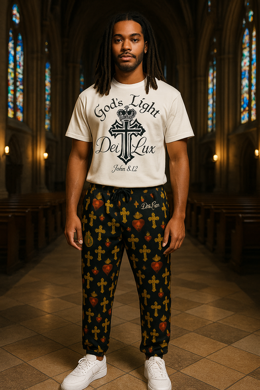 Cross & Heart - Unisex Track Pants