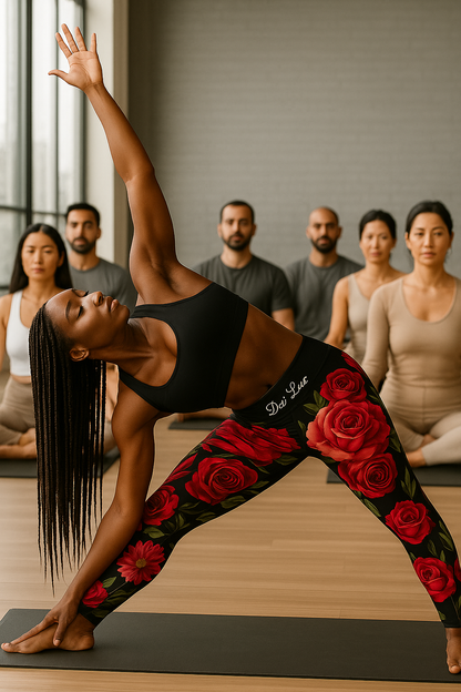 Rose Bouquet - Studio Leggings