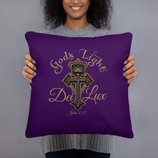 Rose Violet - Floral Pillow