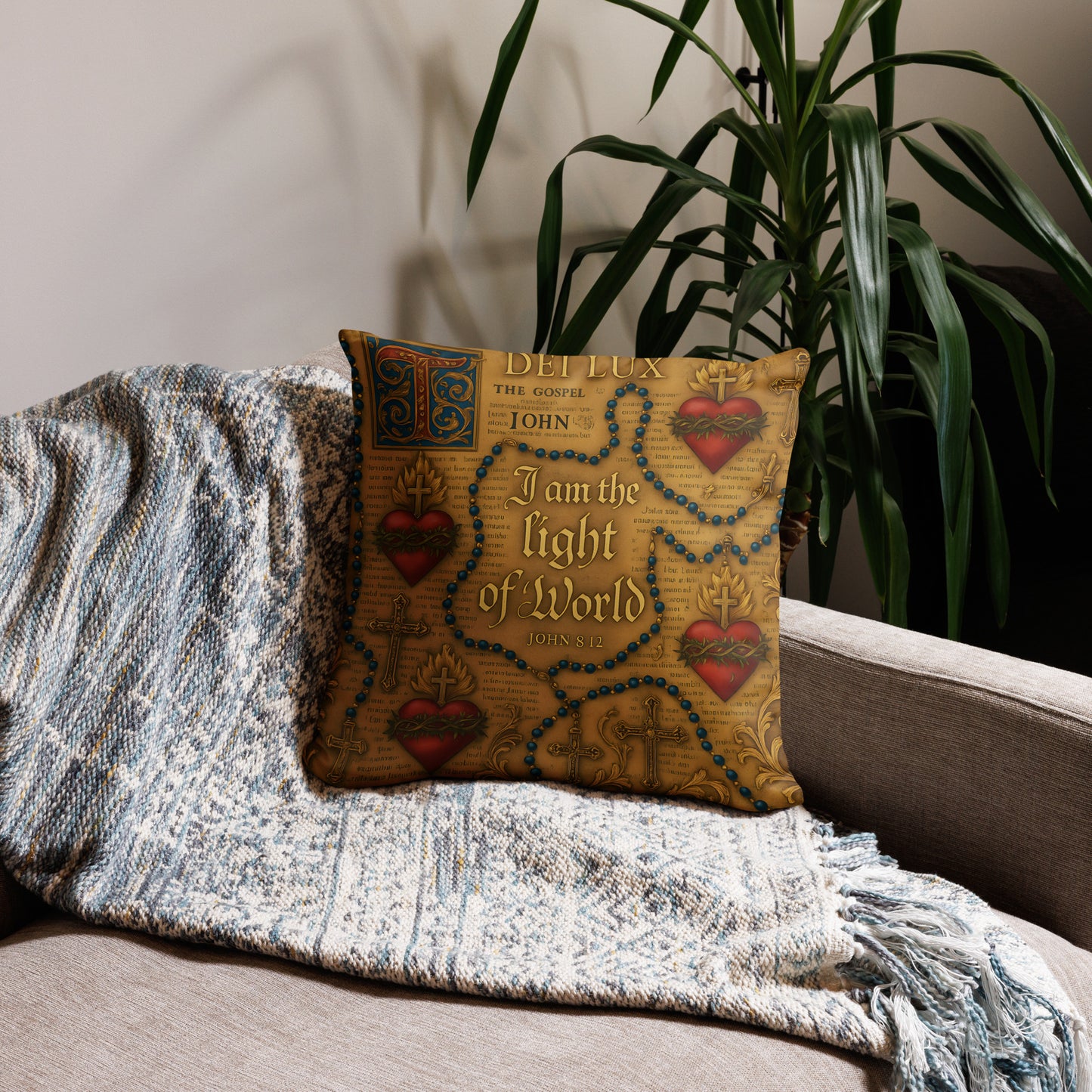 God's Light - Accent Pillow