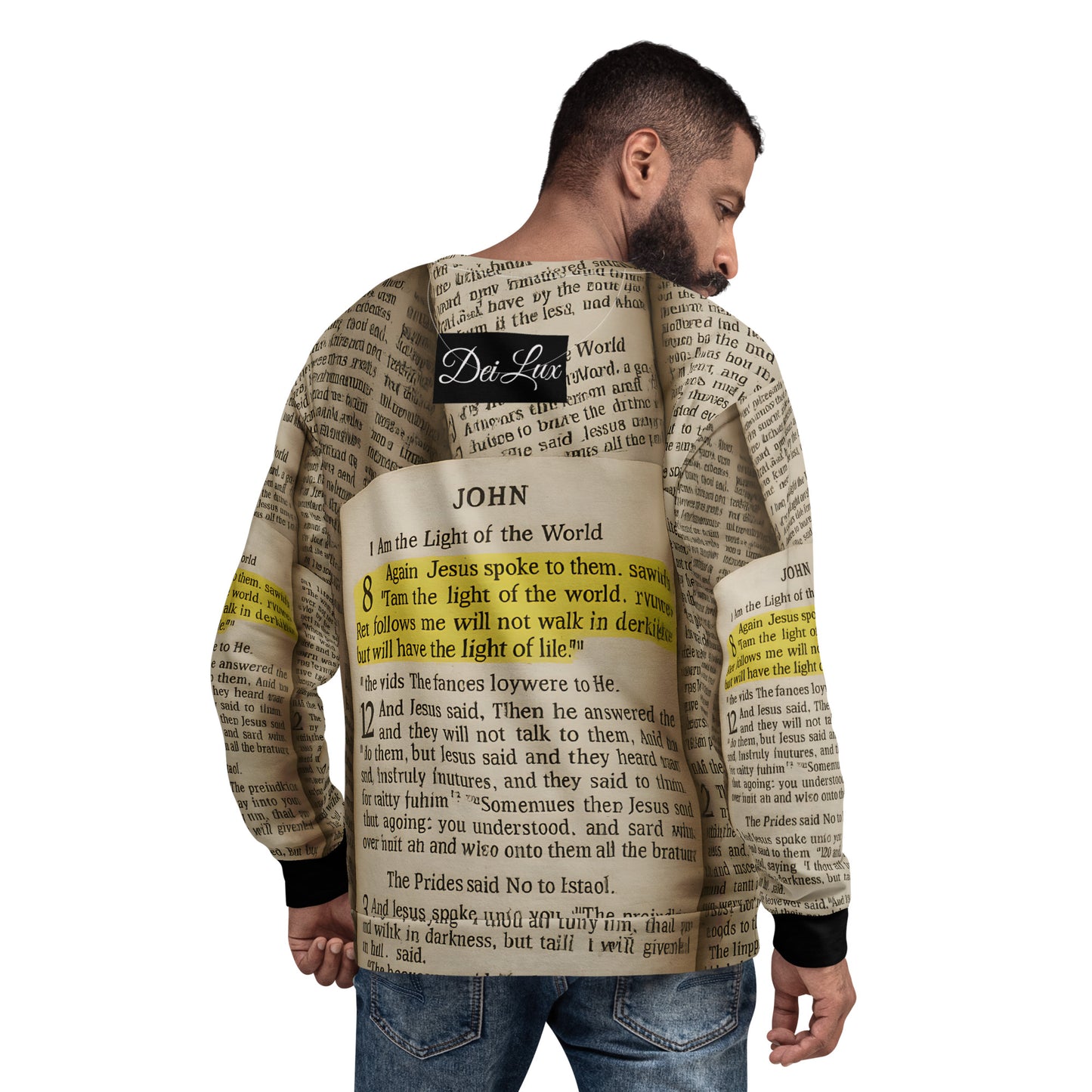 Golden Scripture – Unisex Sweatshirt John 8:12 - Unisex Sweatshirt