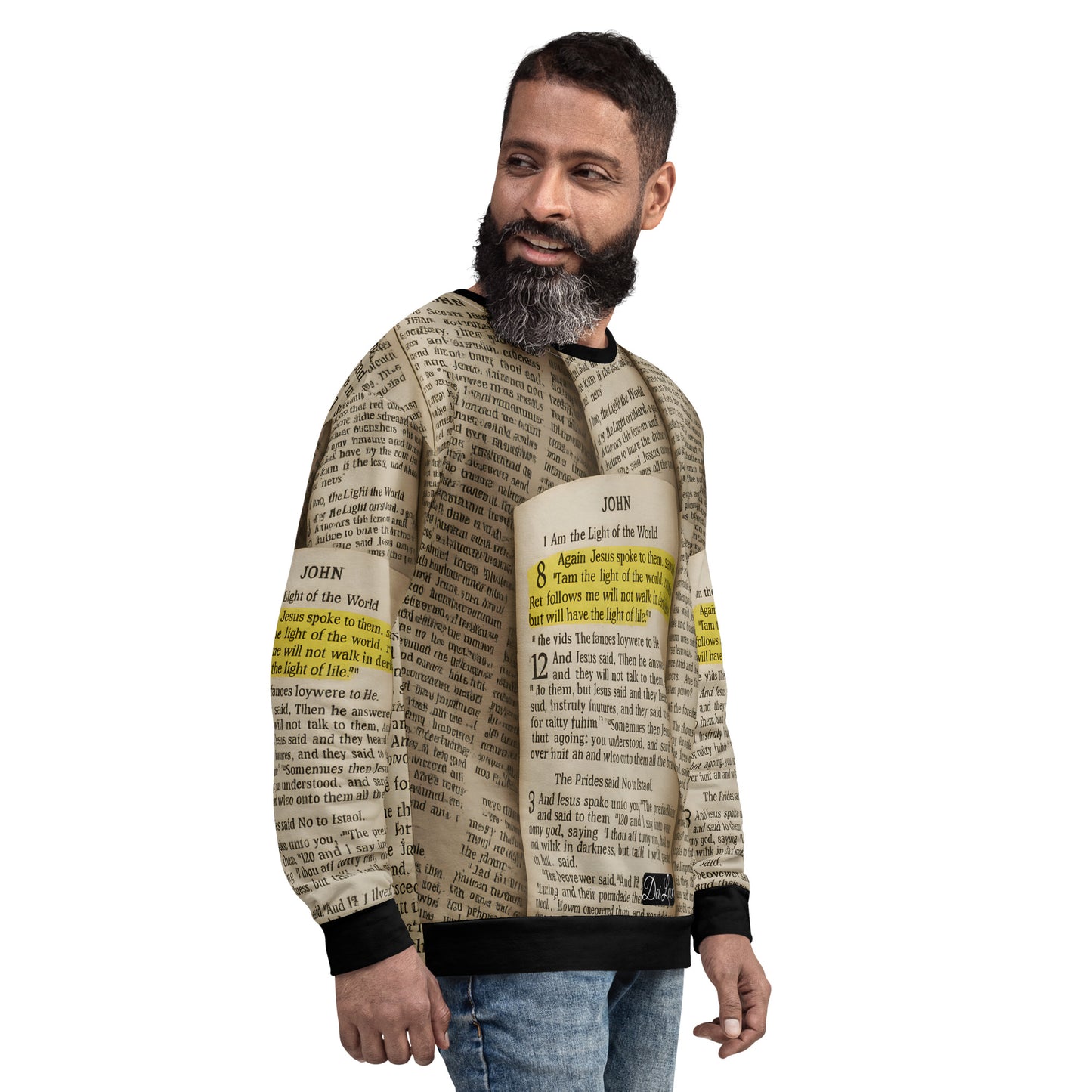 Golden Scripture – Unisex Sweatshirt John 8:12 - Unisex Sweatshirt