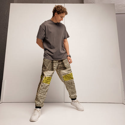 Golden Scripture – Unisex Track Pants The Golden Scripture track pants extend the sacred design with intricate detailing. Comfortable yet refined, they are designed to be worn as a striking set or a standalone statement. John 8:12 - Unisex Track Pants