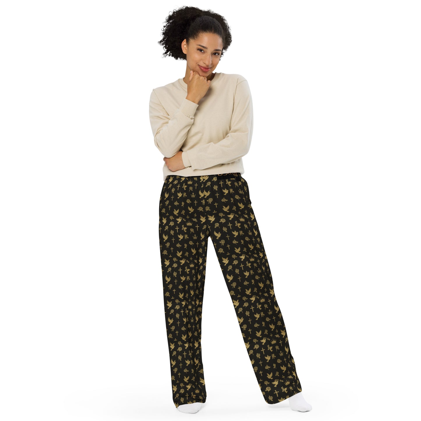 Iconic Gold - Wide-Leg Pants