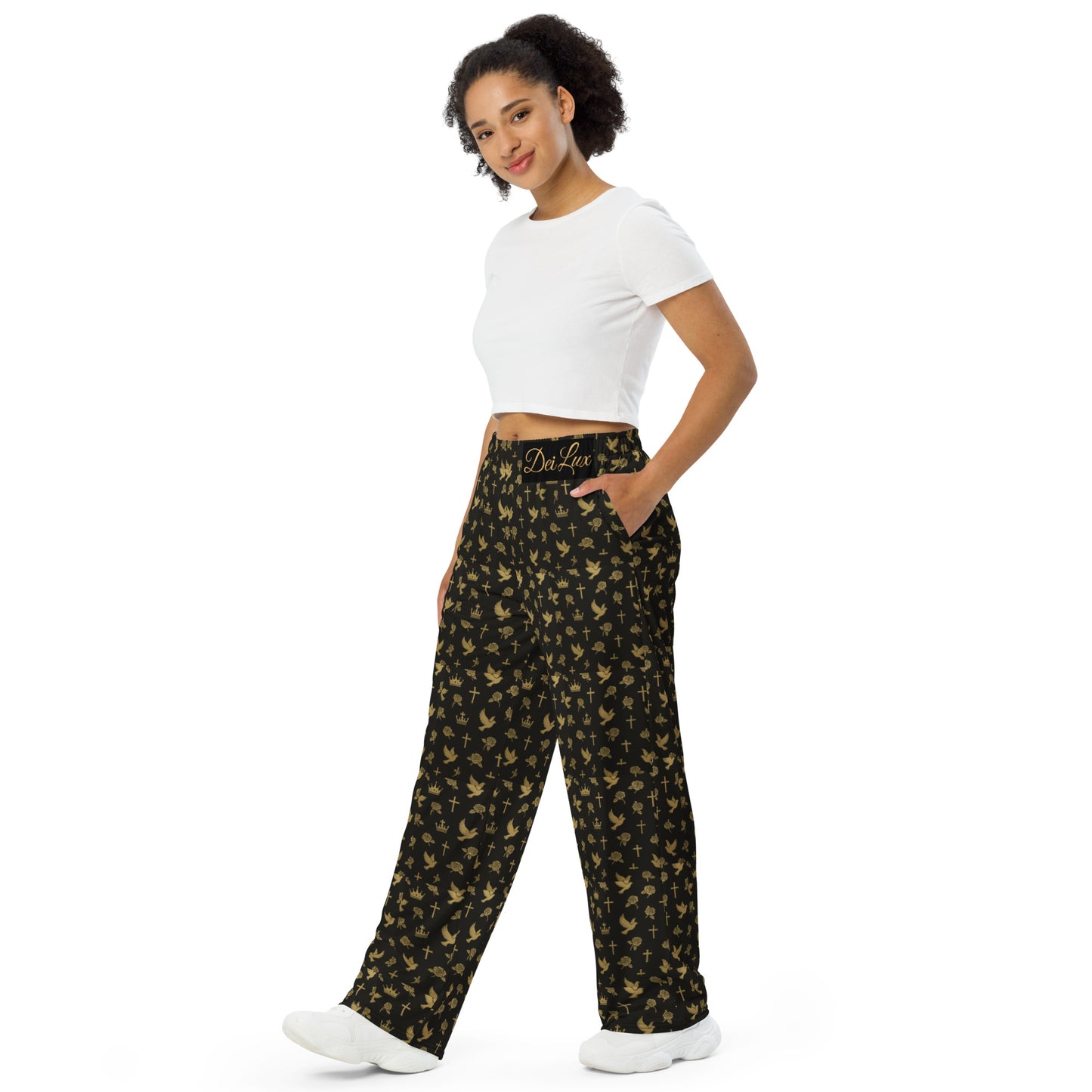 Iconic Gold - Wide-Leg Pants