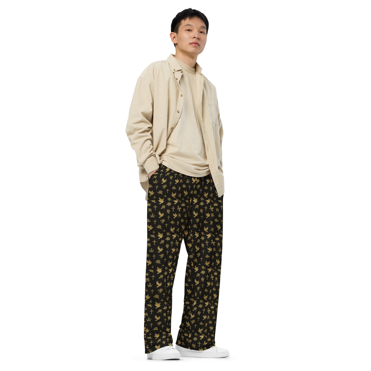 Iconic Gold - Wide-Leg Pants