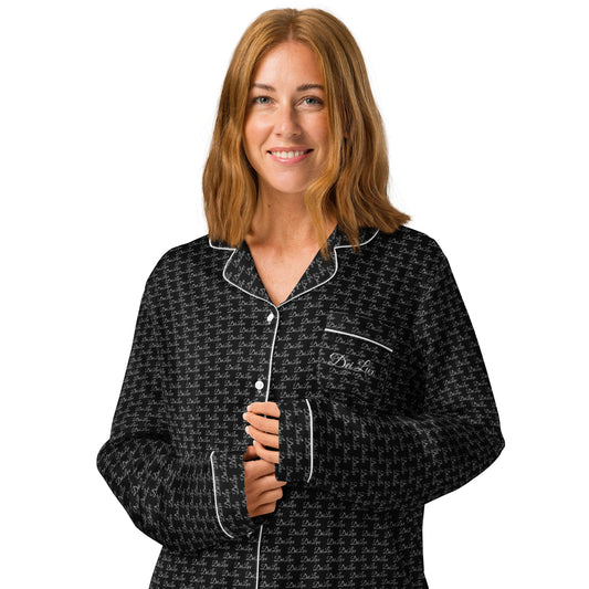 Black Dei Lux - Women’s Long Sleeve Pajama Top