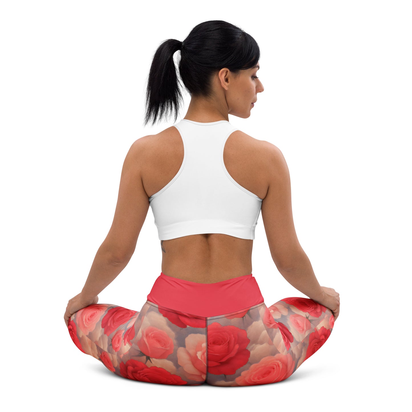 Rose Sky High-Waist Performance Leggings