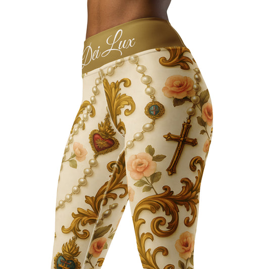 Gilded Rosary - Yoga Leggings