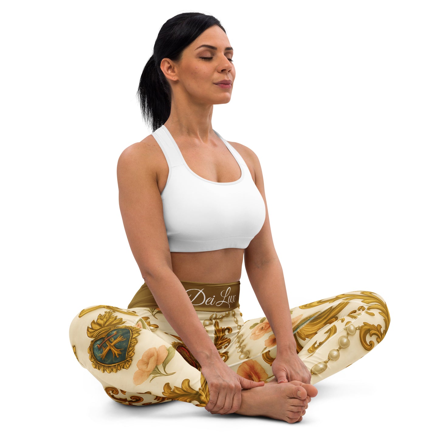 Gilded Rosary - Yoga Leggings