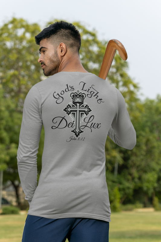 Garment-dyed heavyweight long-sleeve shirt