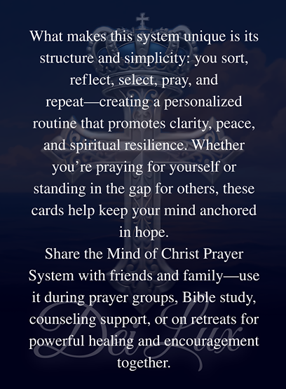 Faith Based Mental Health Report by The Mind of Christ Prayer System