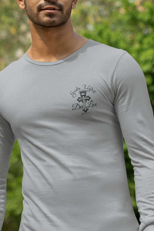 Garment-dyed heavyweight long-sleeve shirt