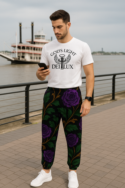 Violet Bloom - Unisex Joggers